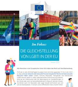 Die Gleichstellung von LGBTI in der EU Titelbild