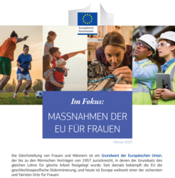 Massnahmen der EU für Frauen Titelbild